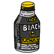 Uccblack無糖缶コーヒー イラスト素材365日