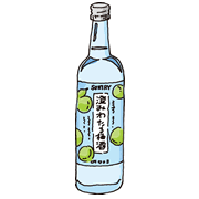 澄みわたる梅酒