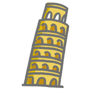 ピサの斜塔（イタリア）