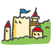 中世ヨーロッパの古城